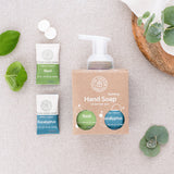 Starter set Handzeep Tabletten – Eucalyptus & Basilicum